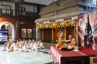 Vyasa Pujana - Guru Purnima, 10th July 2025. Pictures Courtesy Shriyuts Dinesh Karkal and Abhinav Kalla